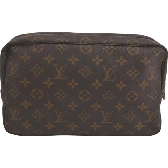 785224BU (L3) Louis Vuitton Clutch Bag Trousse Toilette Brown Monogram - Picture 2 of 12
